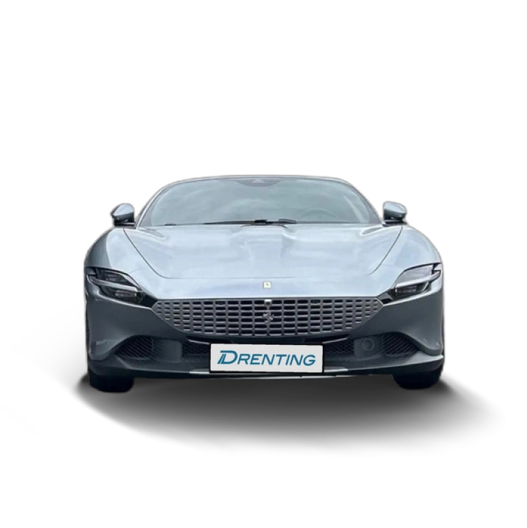 Renting Ferrari Roma Plateado