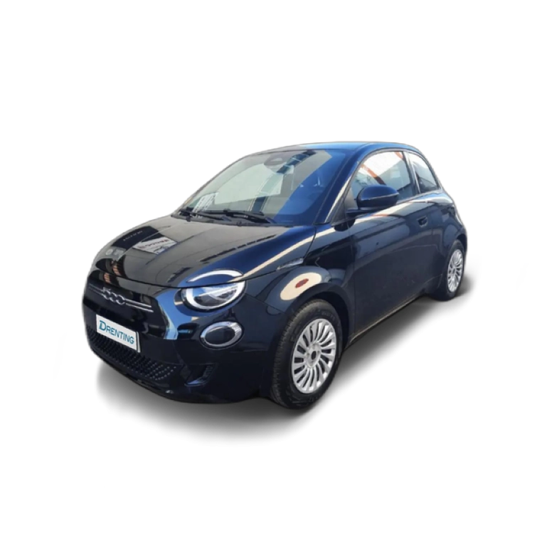 Renting Fiat 500 Hb 185km 70kW (95CV) Action Negro