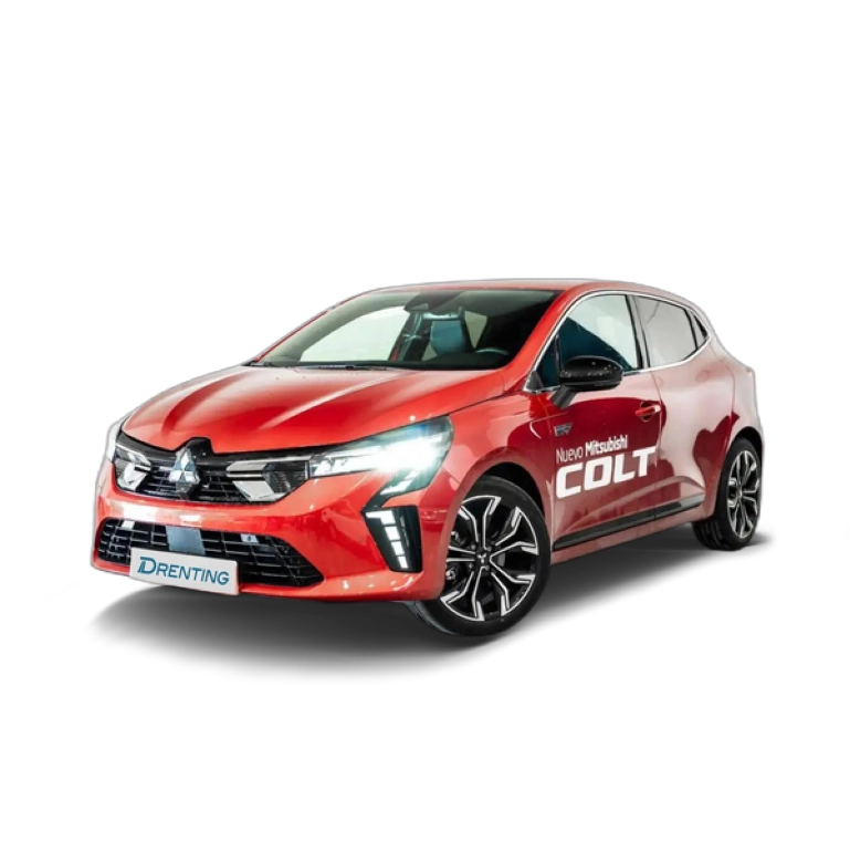 Renting Mitsubishi Colt HEV 160 Kaiteki Rojo