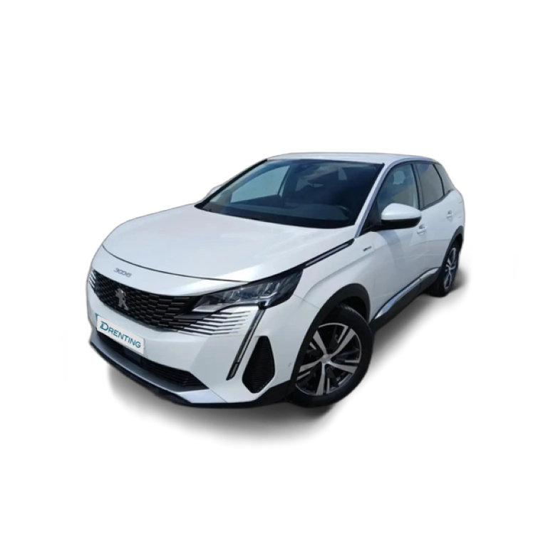 Renting Peugeot 3008 HYB PHEV 225 Allure Pack e-EAT8 Blanco