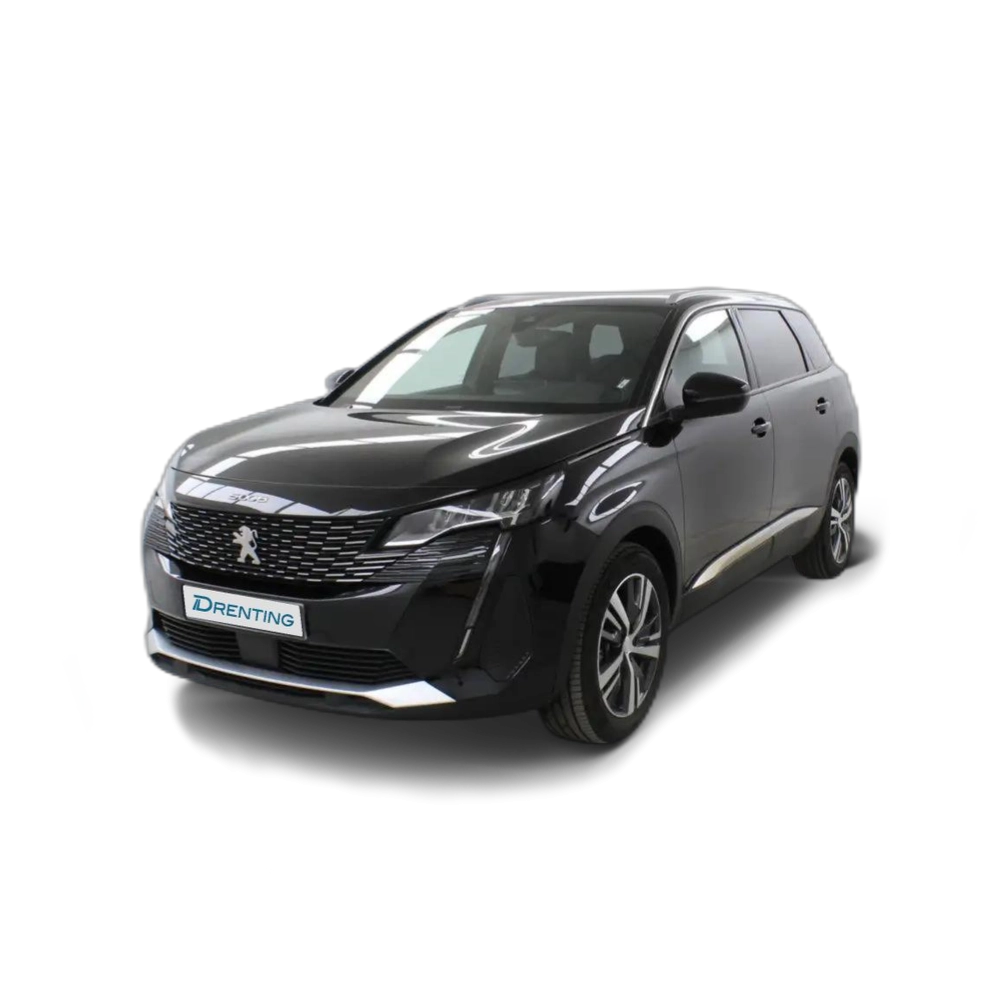 Renting Peugeot 5008 Hybrid Allure Pack 136 eDCS6 Negro