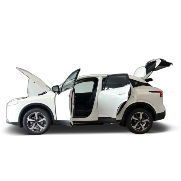 Renting Nissan Qashqai Nuevo  5p DIG-T E6D (140 CV) mHEV 12V 6M/T 4&#215;2 N-C Blanco