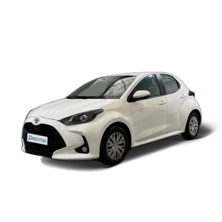 Renting Toyota Yaris Pequeño Manual de 5 Puertas Blanco