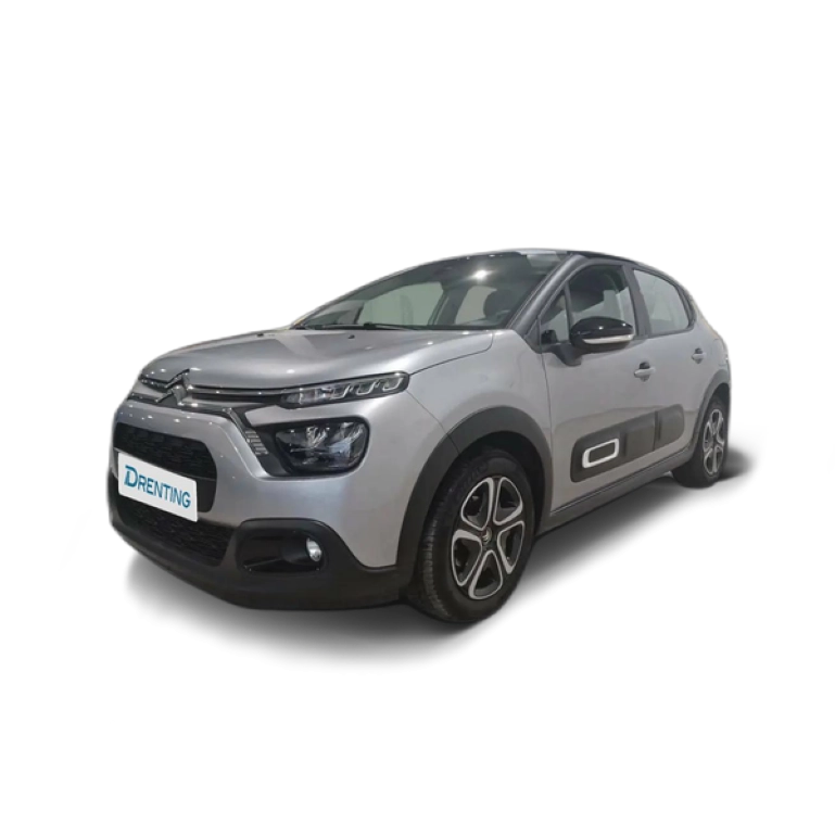 Renting Citroen C3 PureTech 60KW (83CV) Plus Gris