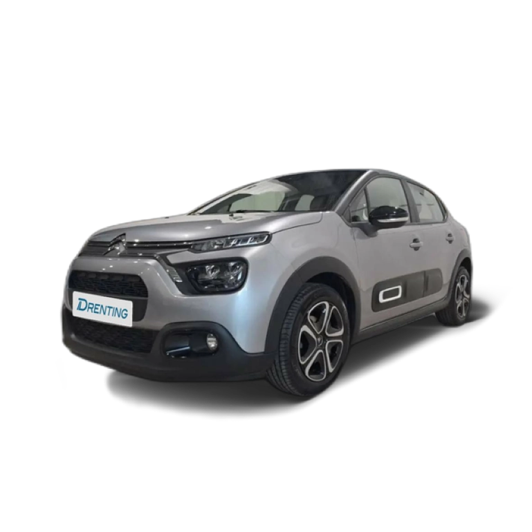 Renting Citroen C3 PureTech 60KW (83CV) Plus Gris 1