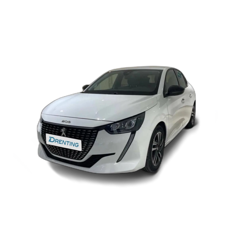 Renting Peugeot 208 PureTech 73kW (100CV) Allure Blanco