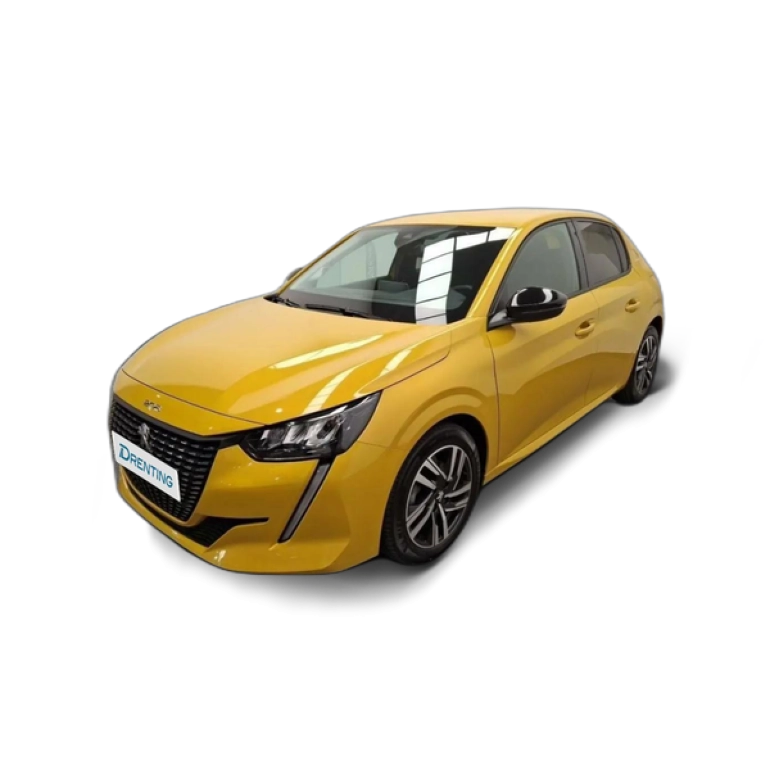 Renting Peugeot 208 PureTech 73kW (100CV) Allure Amarillo