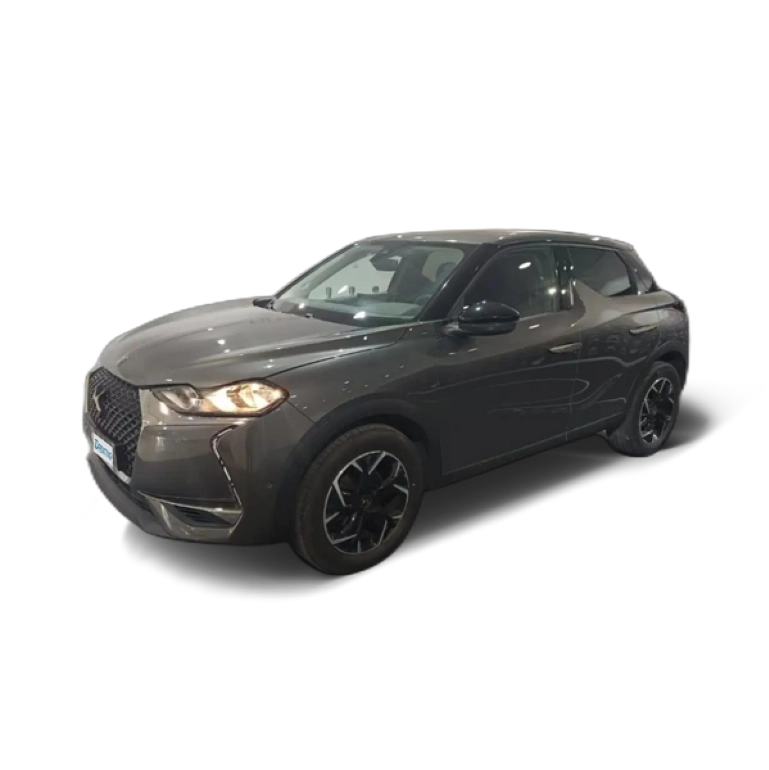 Renting DS Automobiles DS 3 Crossback Puretech So Chic 100 Gris