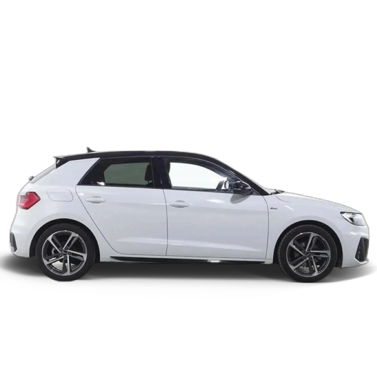 Renting Audi A1 Sportback 30 TFSI Adrenalin Black edition Blanco 4