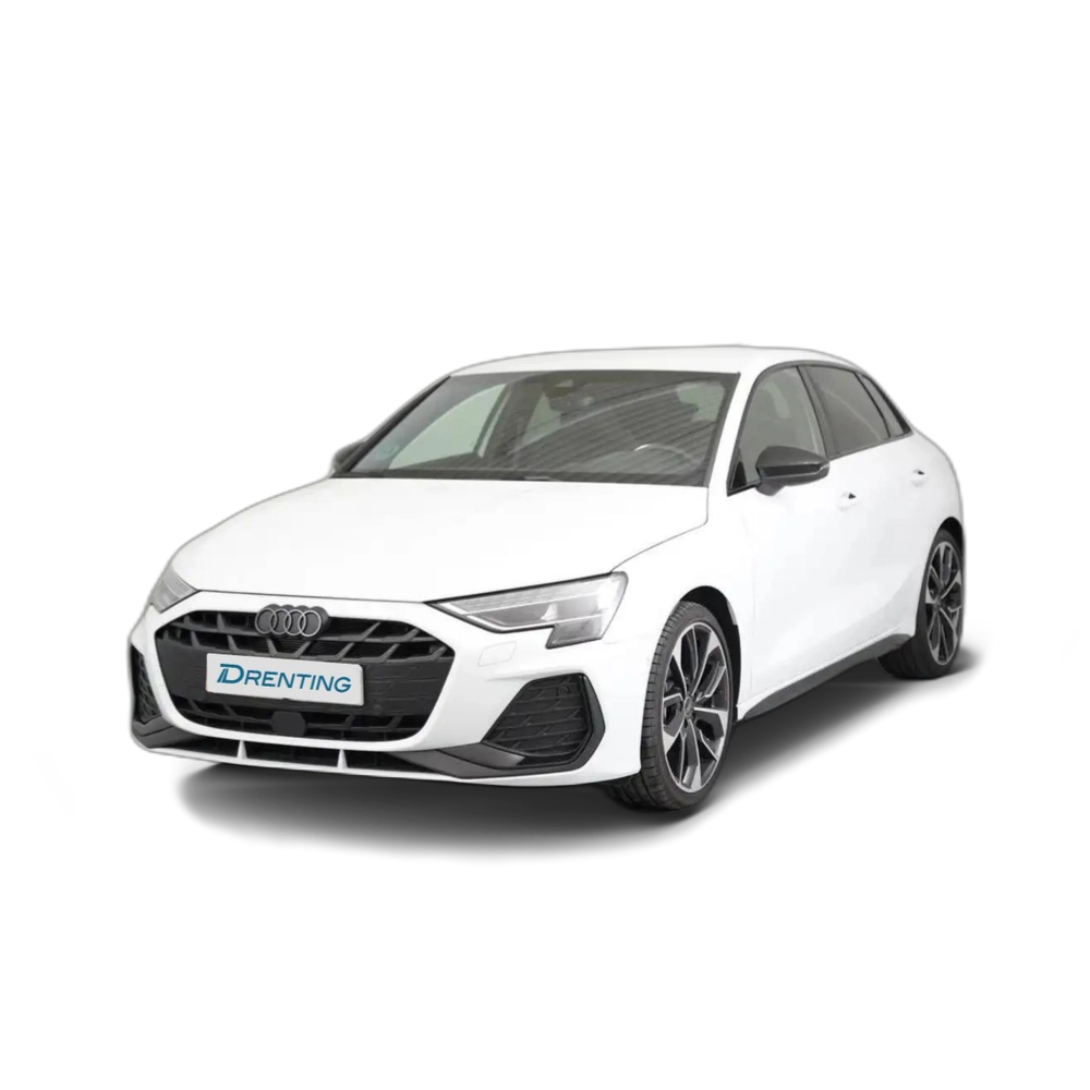 Renting Audi A3 Sportback 35 TDI Black line edition S tronic Blanco