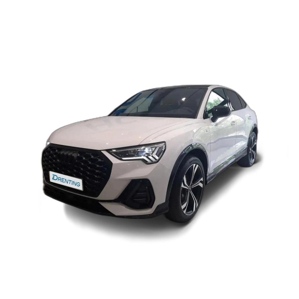 Renting Audi Q3 Sportback 35 TDI Black line S tronic Blanco 1