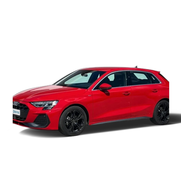 Renting Audi A3 Sportback 35 TDI Genuine S tronic Rojo