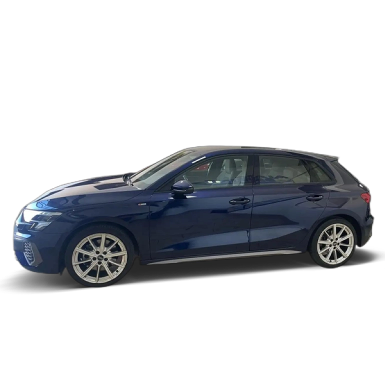 Renting Audi A3 Sportback 35 TFSI S line Azul