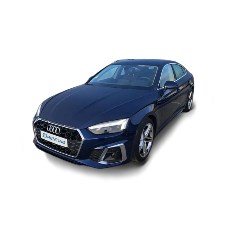 Renting Audi A5 Sportback 40 TDI S line quattro S tronic (4.75) Azul