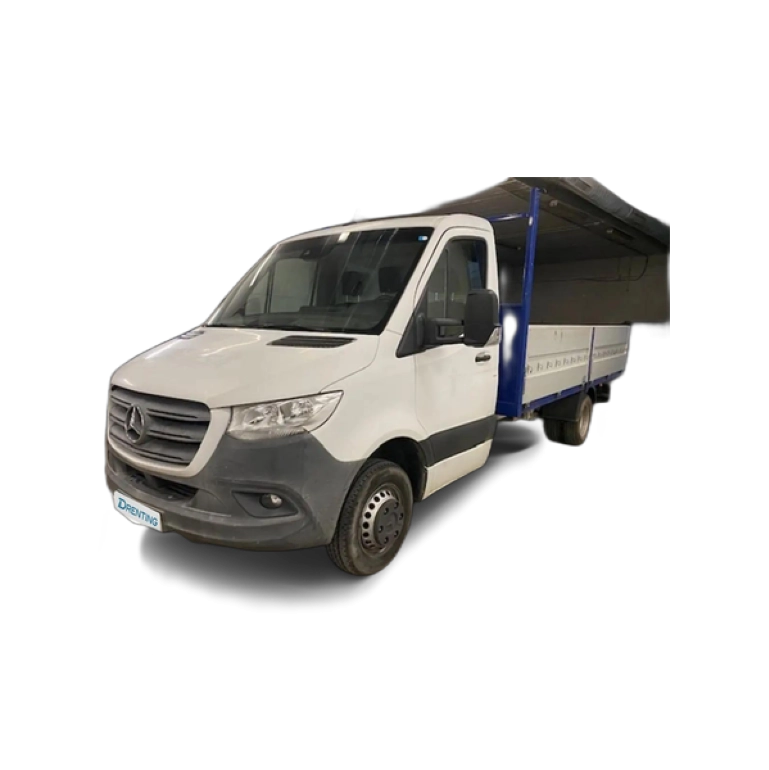 Renting Mercedes-Benz Sprinter 511 CDI Largo Caja Abierta Blanco