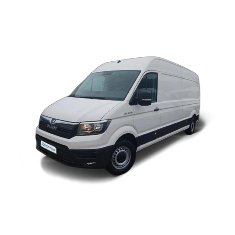 Renting MAN TGE 3.140 Fg. Larga alto 3.5t 140 Blanco