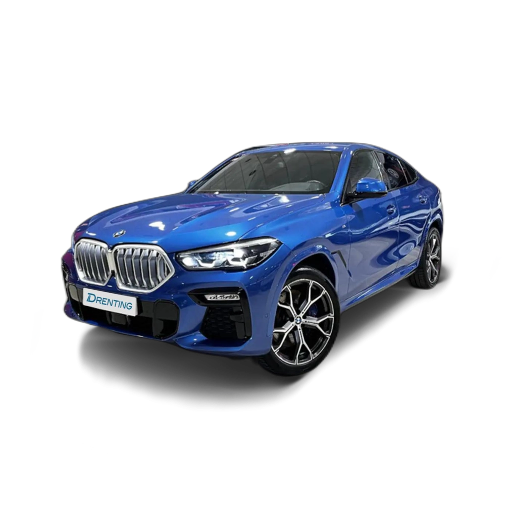 Renting BMW X6 xDrive 30dA Azul 1