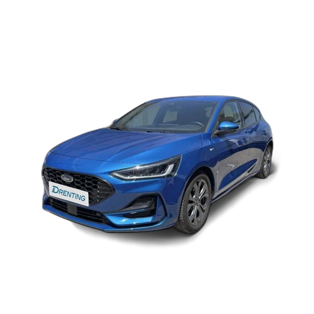 Renting Ford Focus 1.0 Ecoboost MHEV 114kW ST-Line Azul