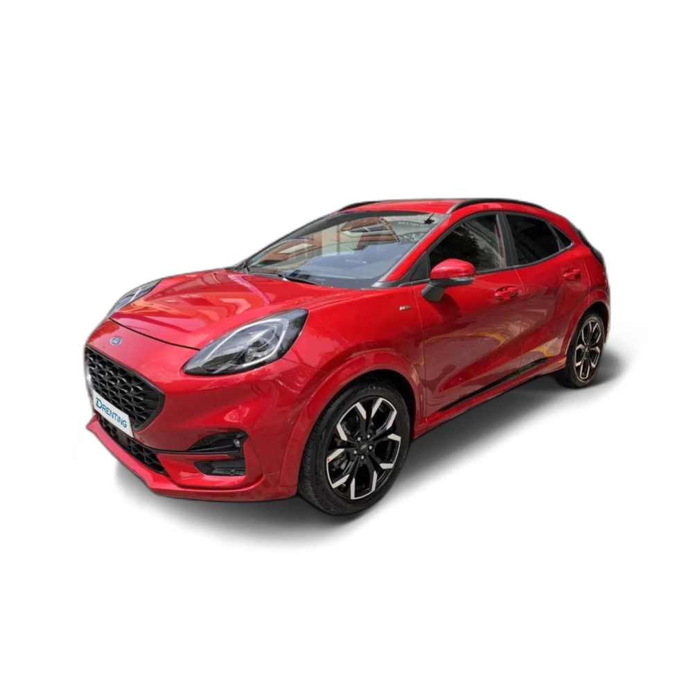 Renting Ford Puma 1.0 EcoBoost MHEV ST-Line X 125 Rojo