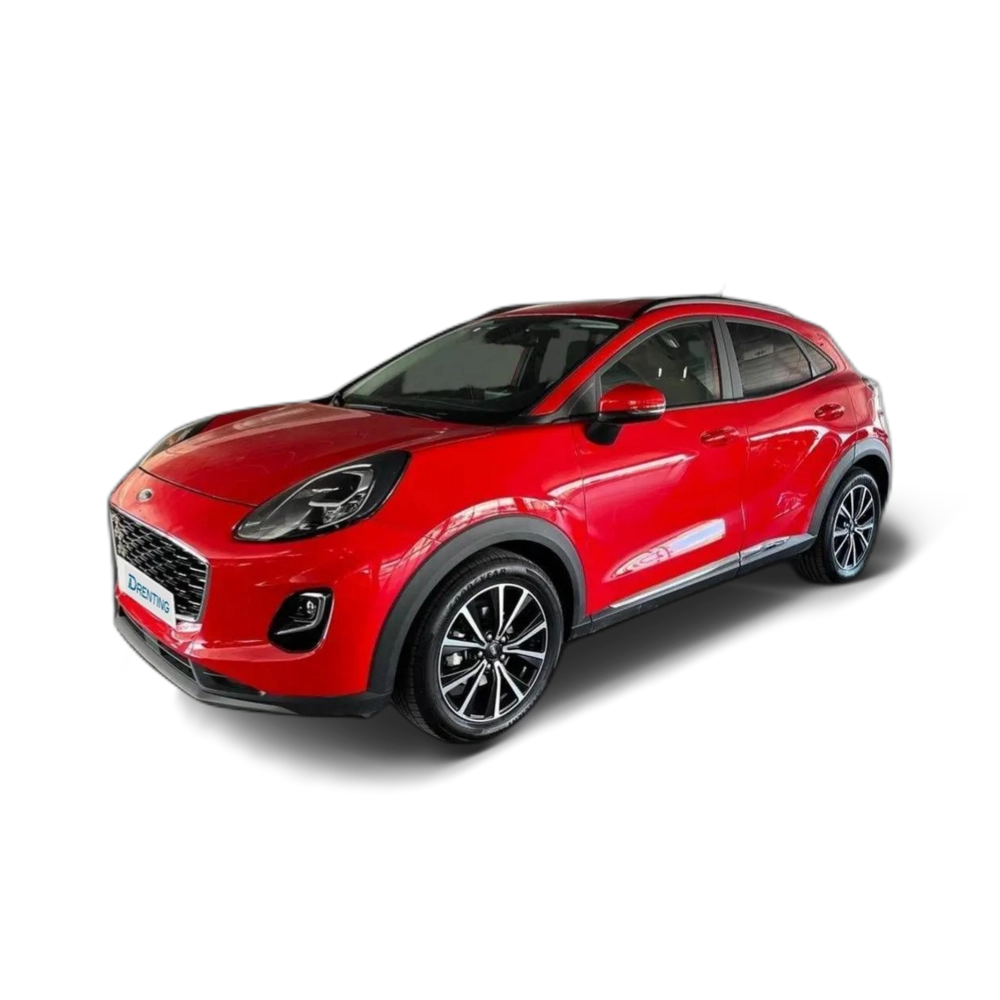 Renting Ford Puma 1.0 EcoBoost MHEV Titanium 125 Rojo