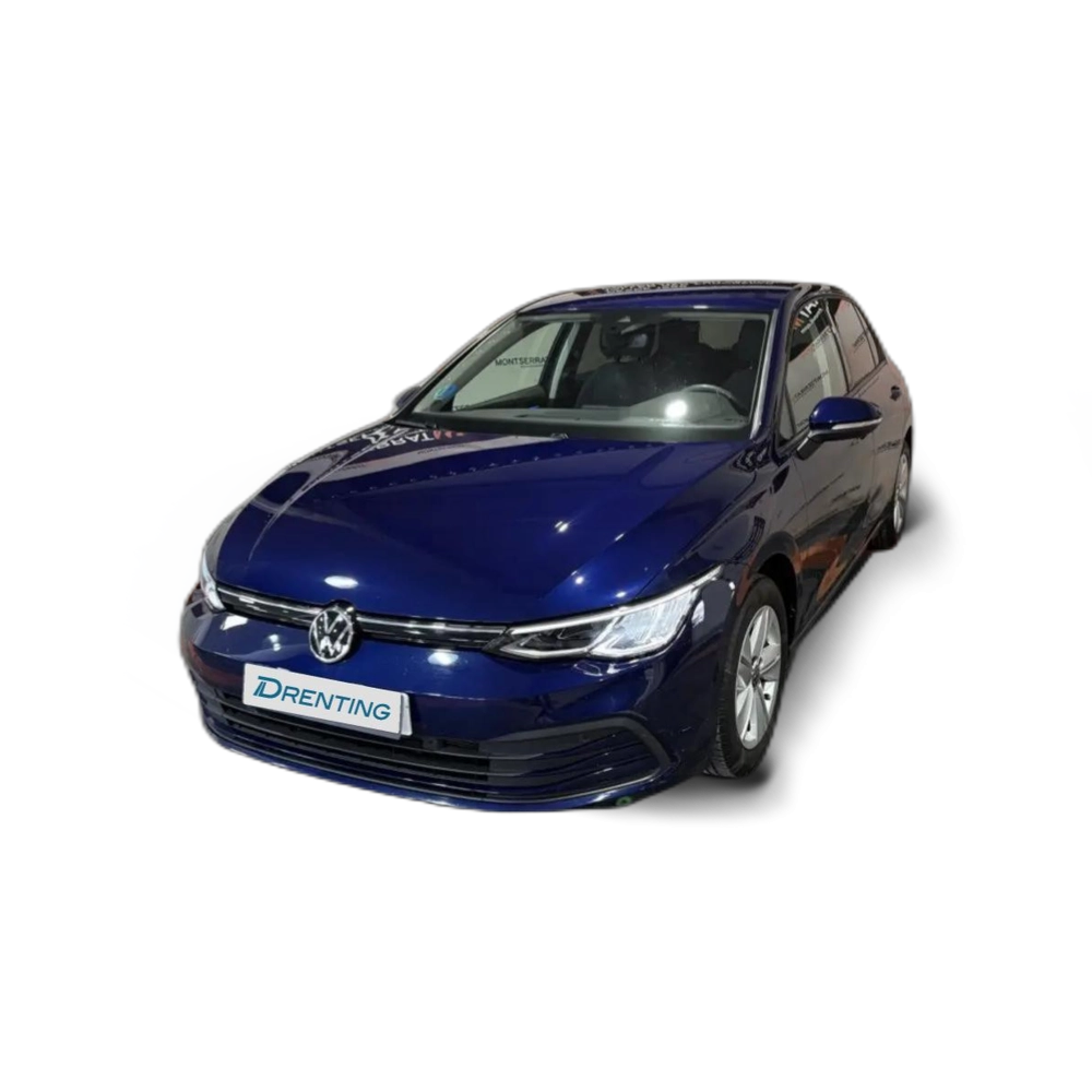 Renting Volkswagen Golf 1.0 eTSI Life DSG 81kW Azul