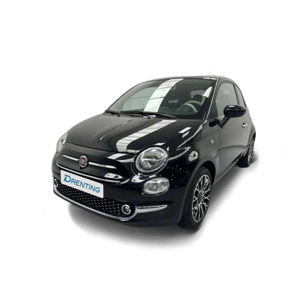 Renting Fiat 500 1.0 Hybrid 51KW (70 CV) Dolcevita Negro 1