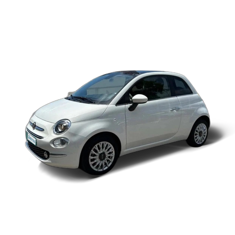 Renting Fiat 500 1.0 Hybrid 51KW (70 CV) Monotrim Blanco