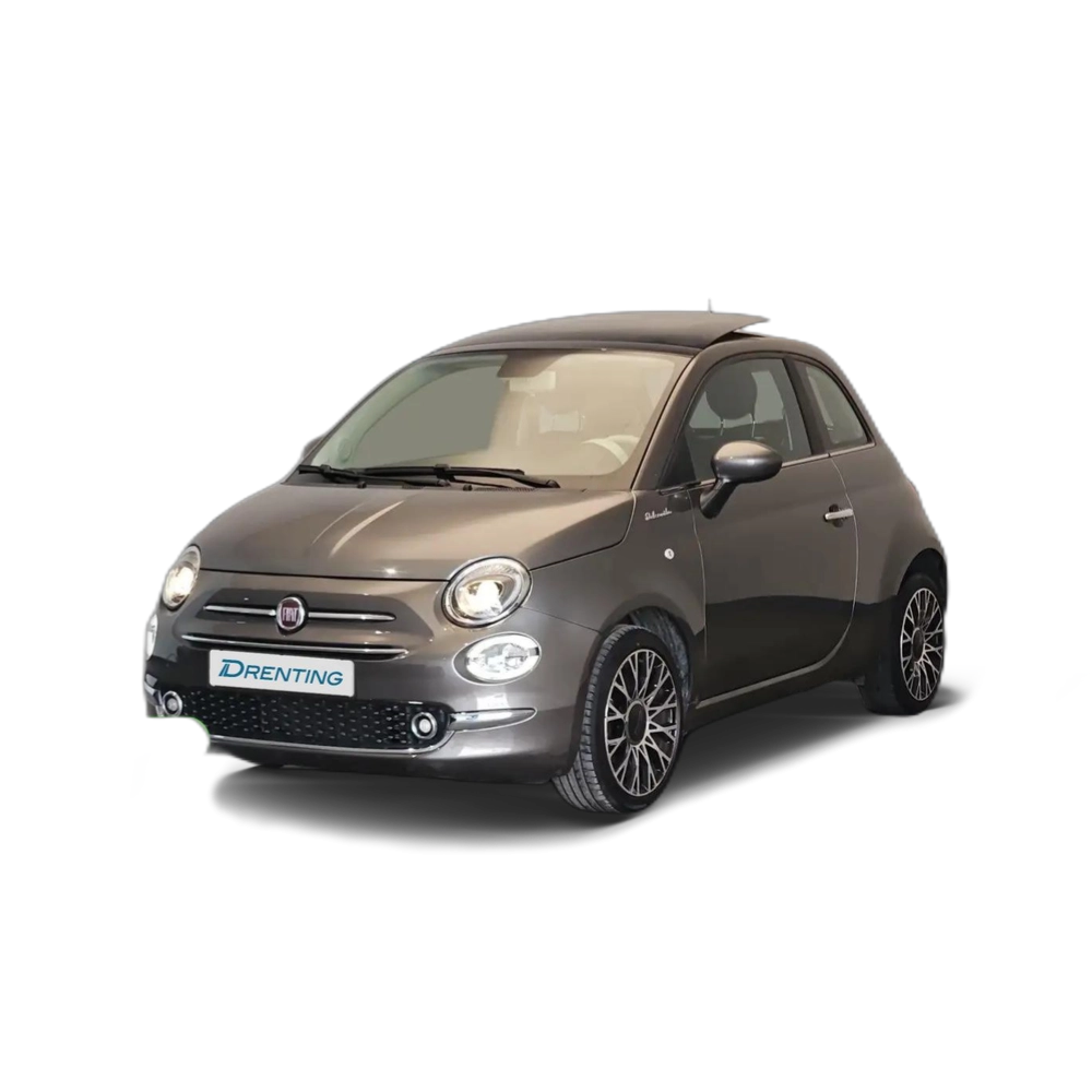 Renting Fiat 500 1.0 Hybrid Dolcevita 52kW Gris 2