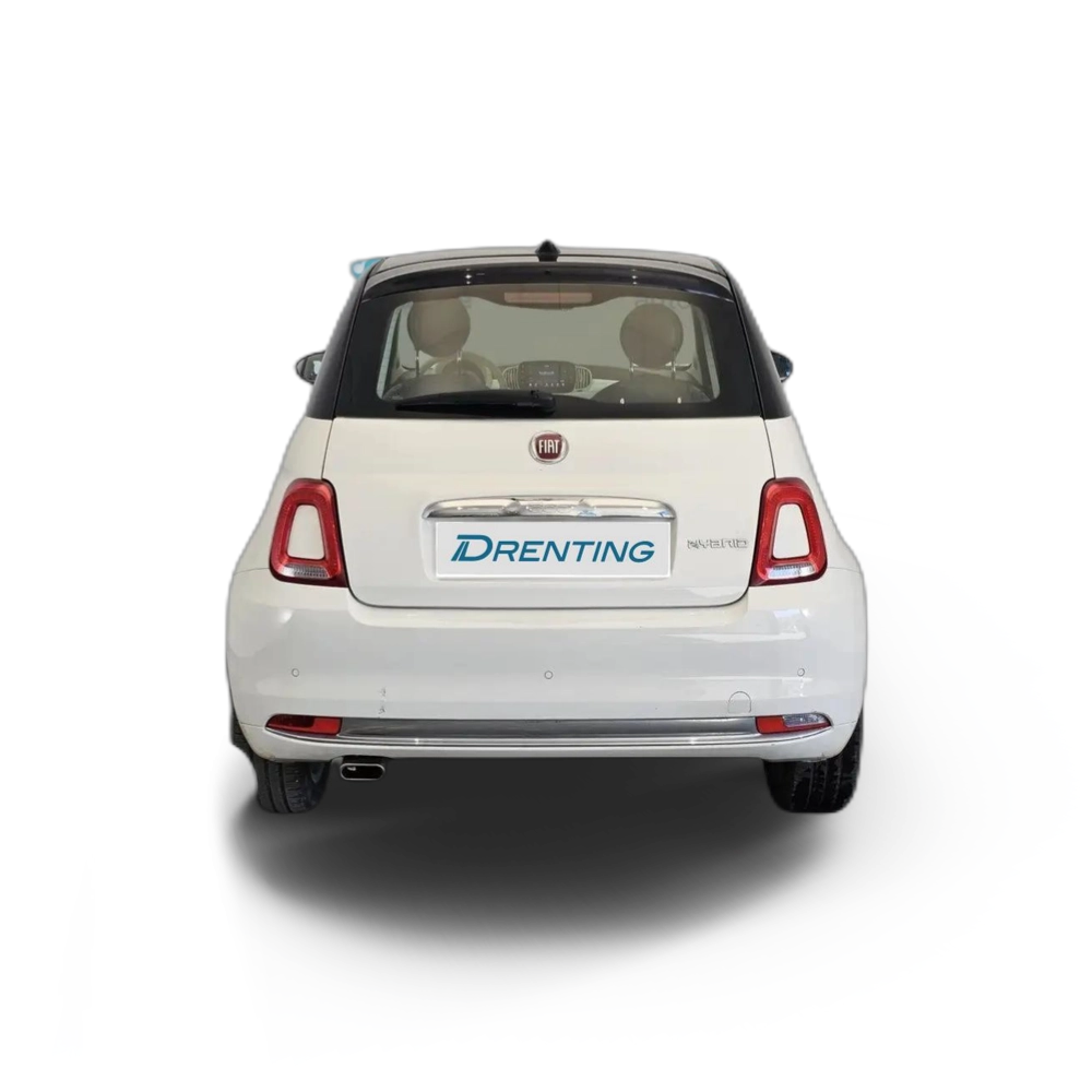 Renting Fiat 500 1.0 Hybrid Dolcevita 52kW Blanco 1 1