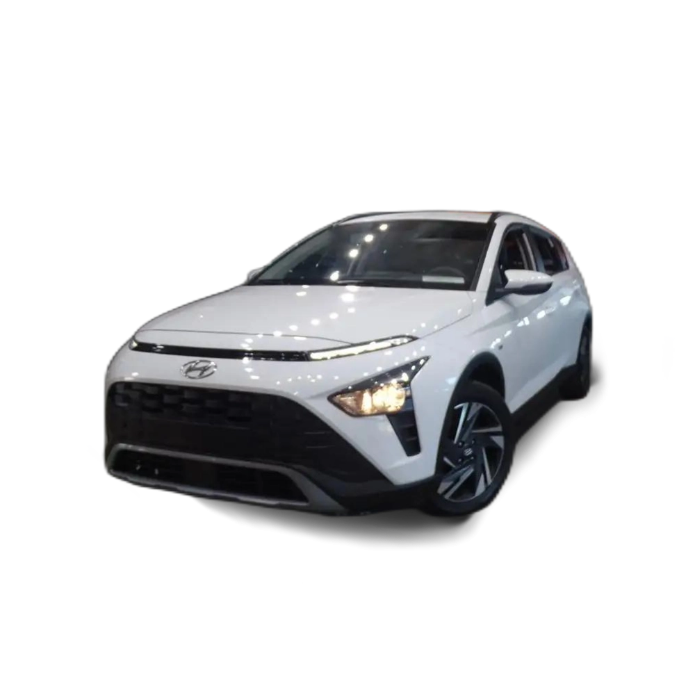 Renting Hyundai BAYON 1.0 TGDI 74kW (100CV) 48V Maxx DCT Blanco