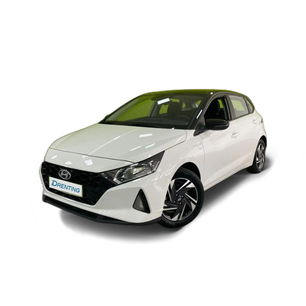 Renting Hyundai i20 1.0 TGDI Klass 48V 100 Blanco