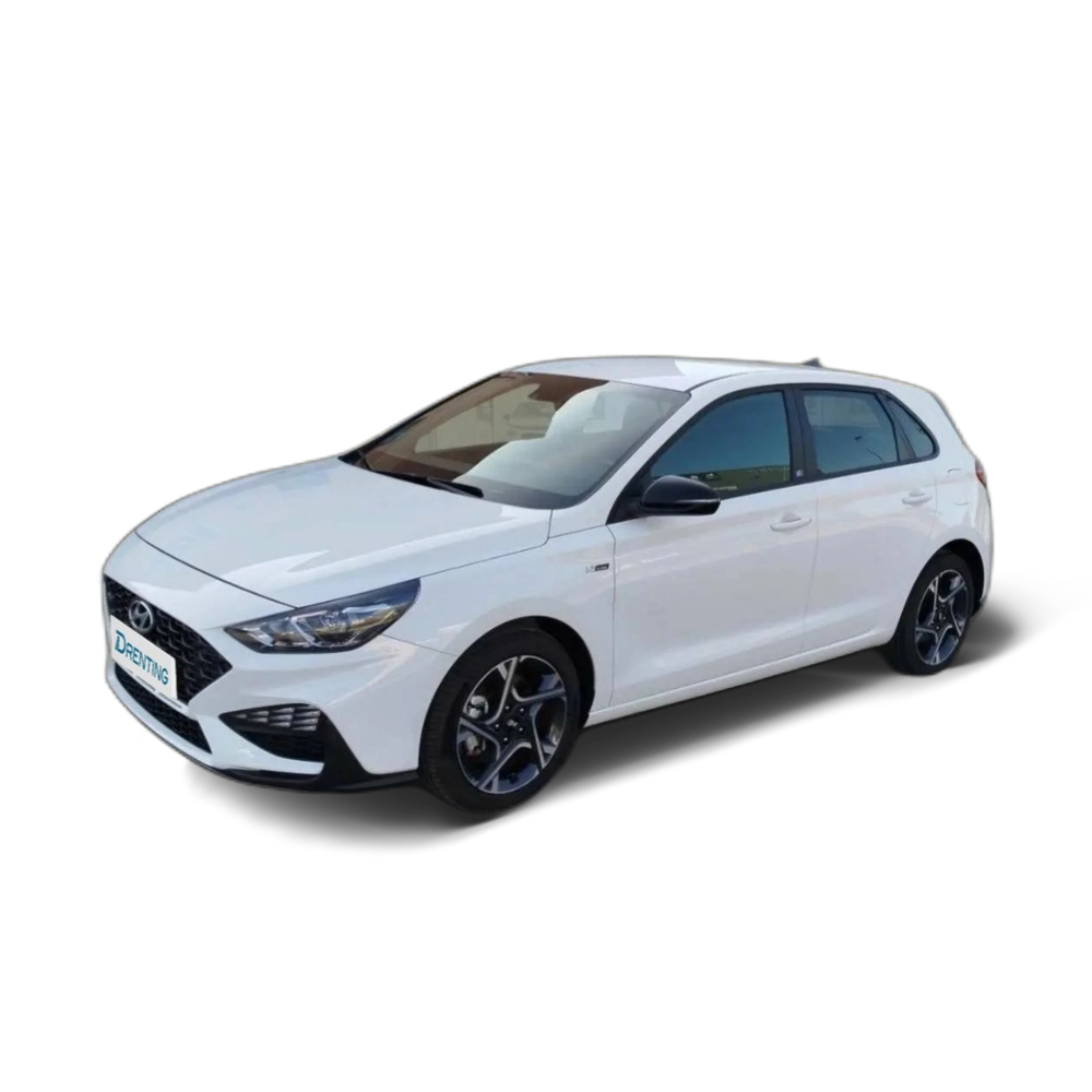 Renting Hyundai i30 1.0 TGDI N Line 30 Aniversario Blanco 1