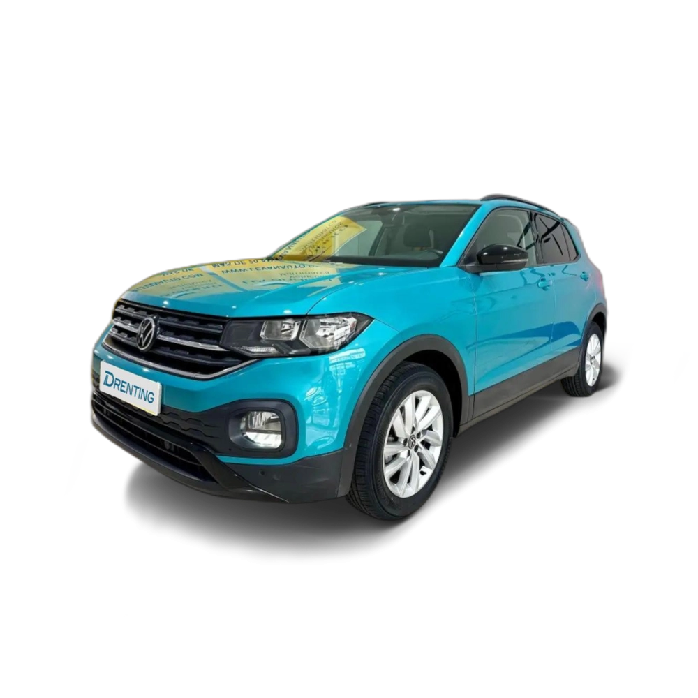 Renting Volkswagen T-Cross 1.0 TSI Advance Azul 1