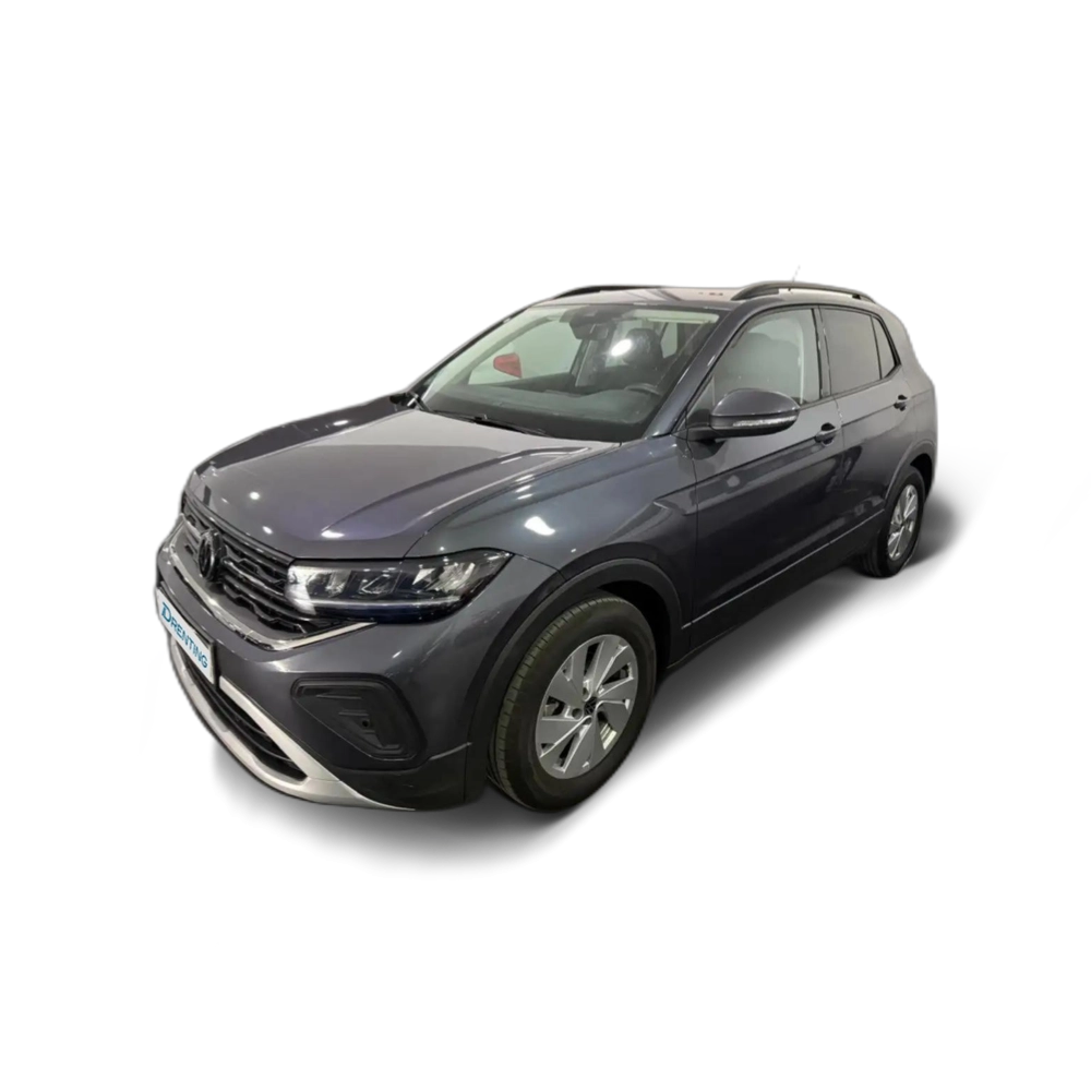 Renting Volkswagen T-Cross 1.0 TSI Life 85kW Gris 2