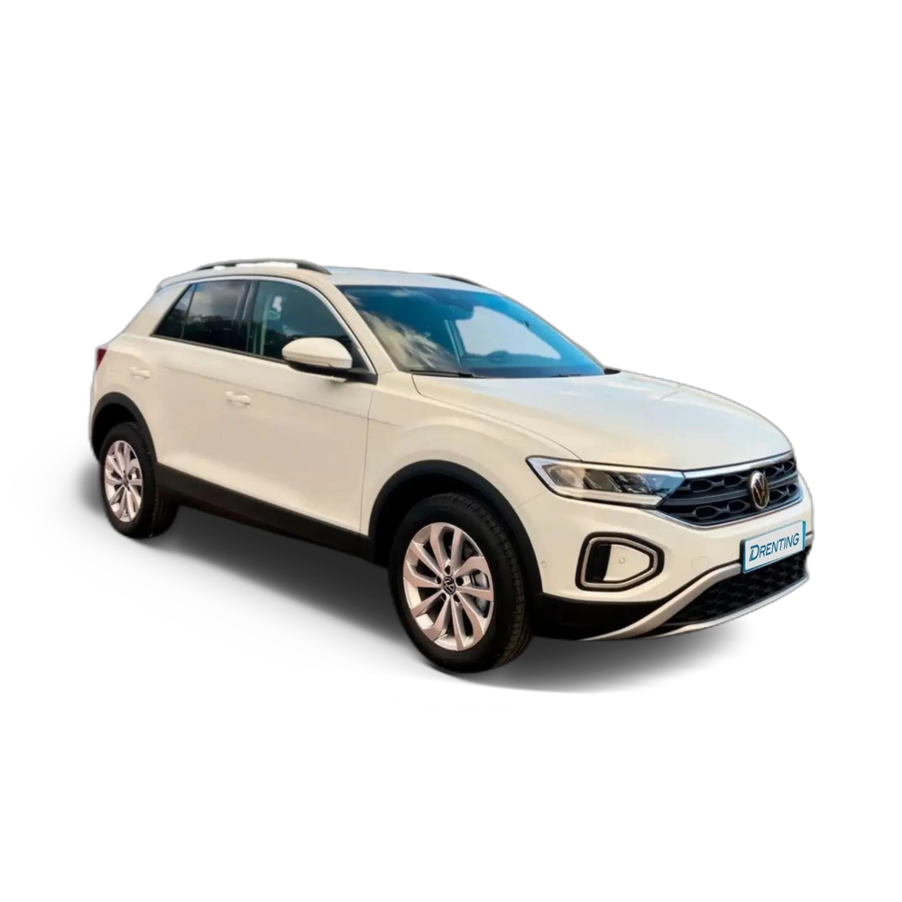 Renting Volkswagen T-Roc 1.0 TSI Más 85kW Blanco