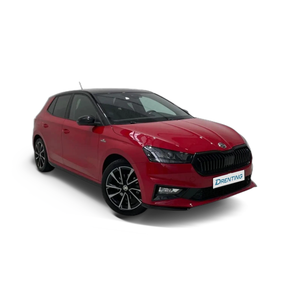 Renting Skoda Fabia 1.0 TSI Monte Carlo 81kW Rojo