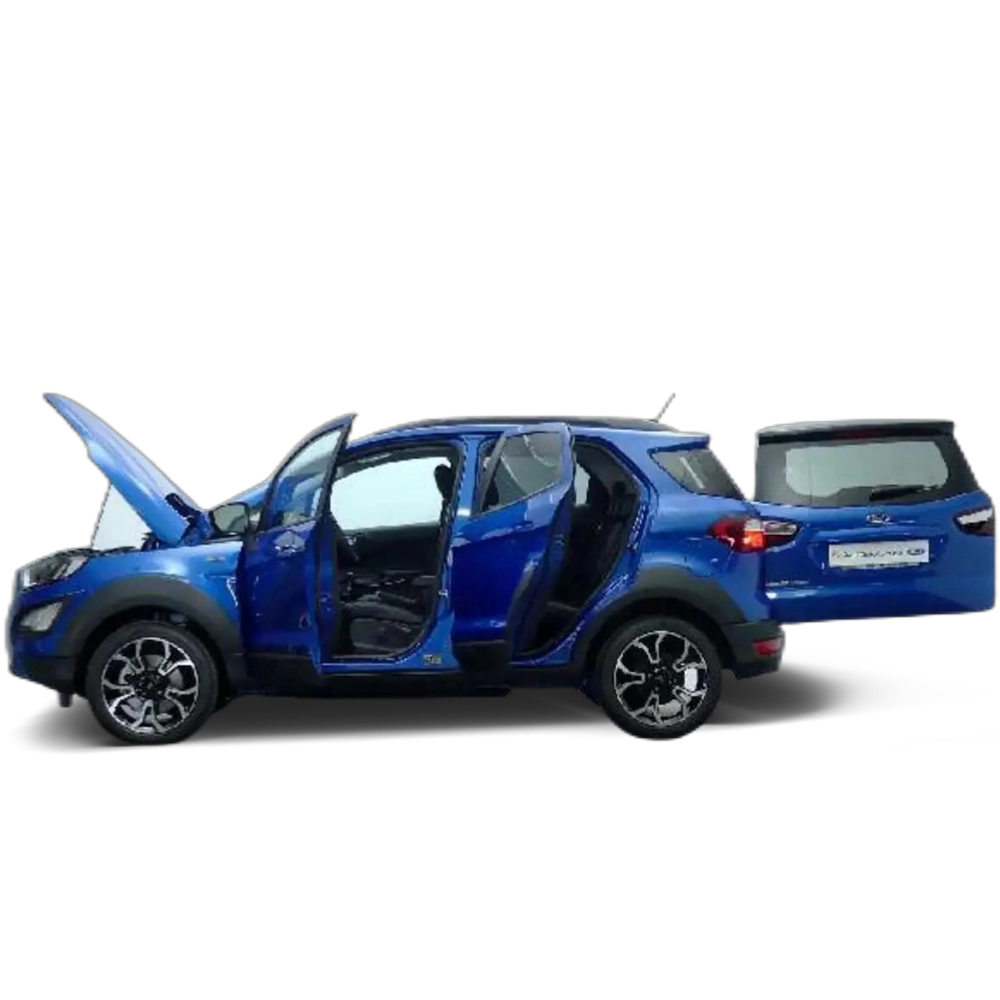 Renting Ford EcoSport 1.0T ECOBOOST 92KW ST LINE 125 5P Azul