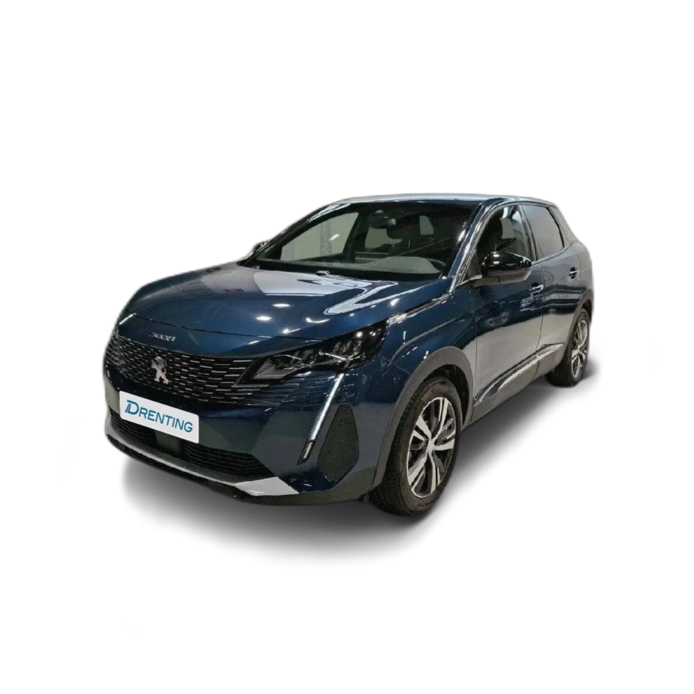 Renting Peugeot 3008 1.2 100KW  eDCS6 Allure Pack Azul 1