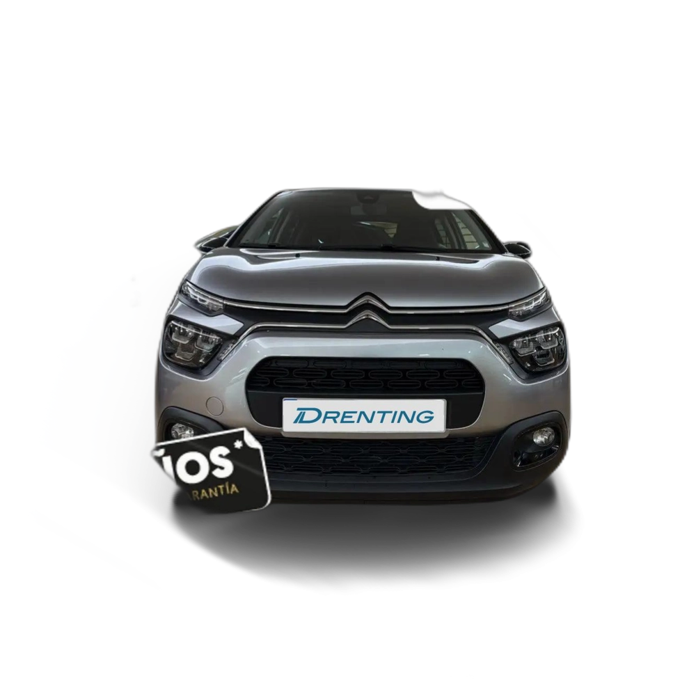 Renting Citroen C3 1.2 PureTech Live 82 Plateado