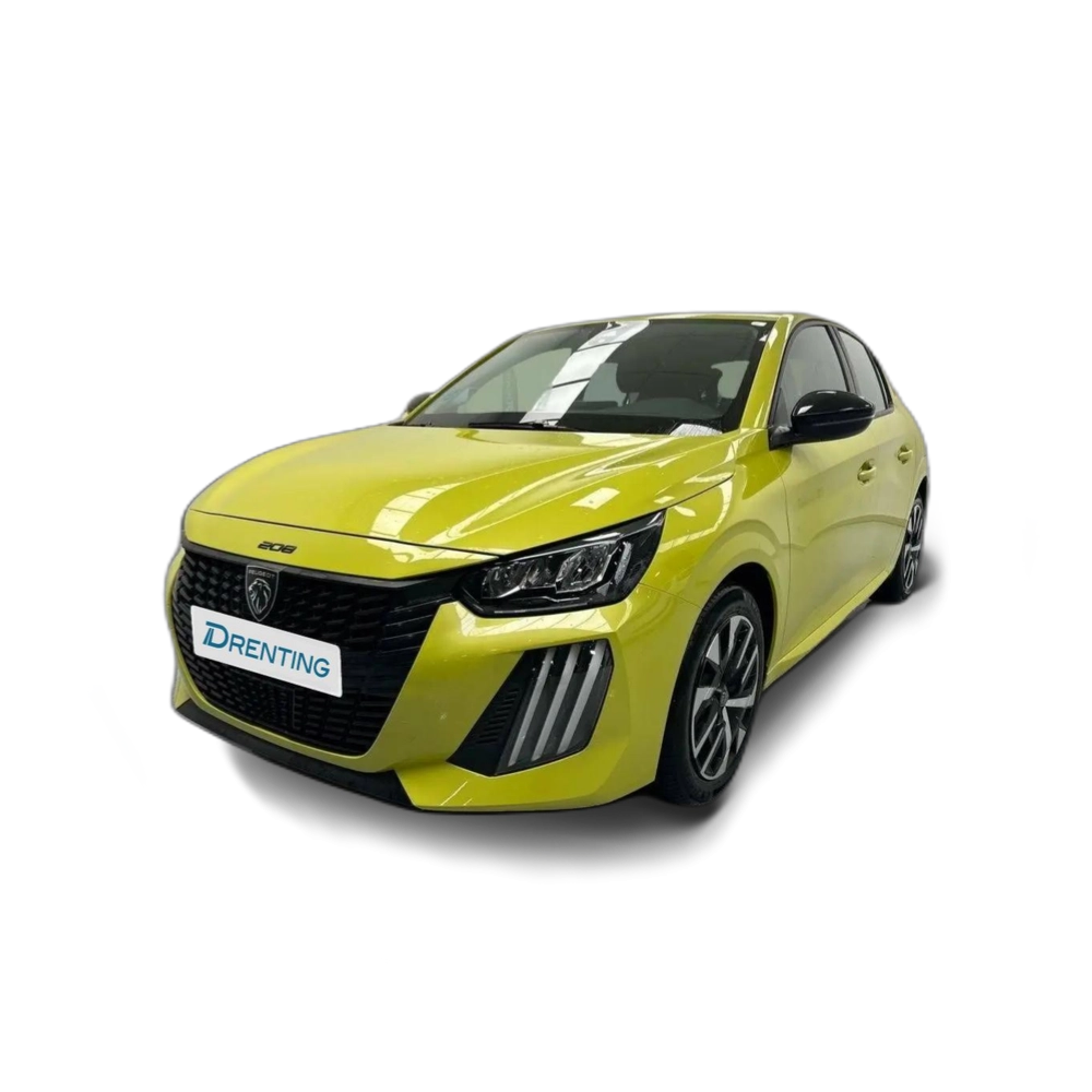 Renting Peugeot 208 1.2 Puretech S&amp;S Active 100 Amarillo