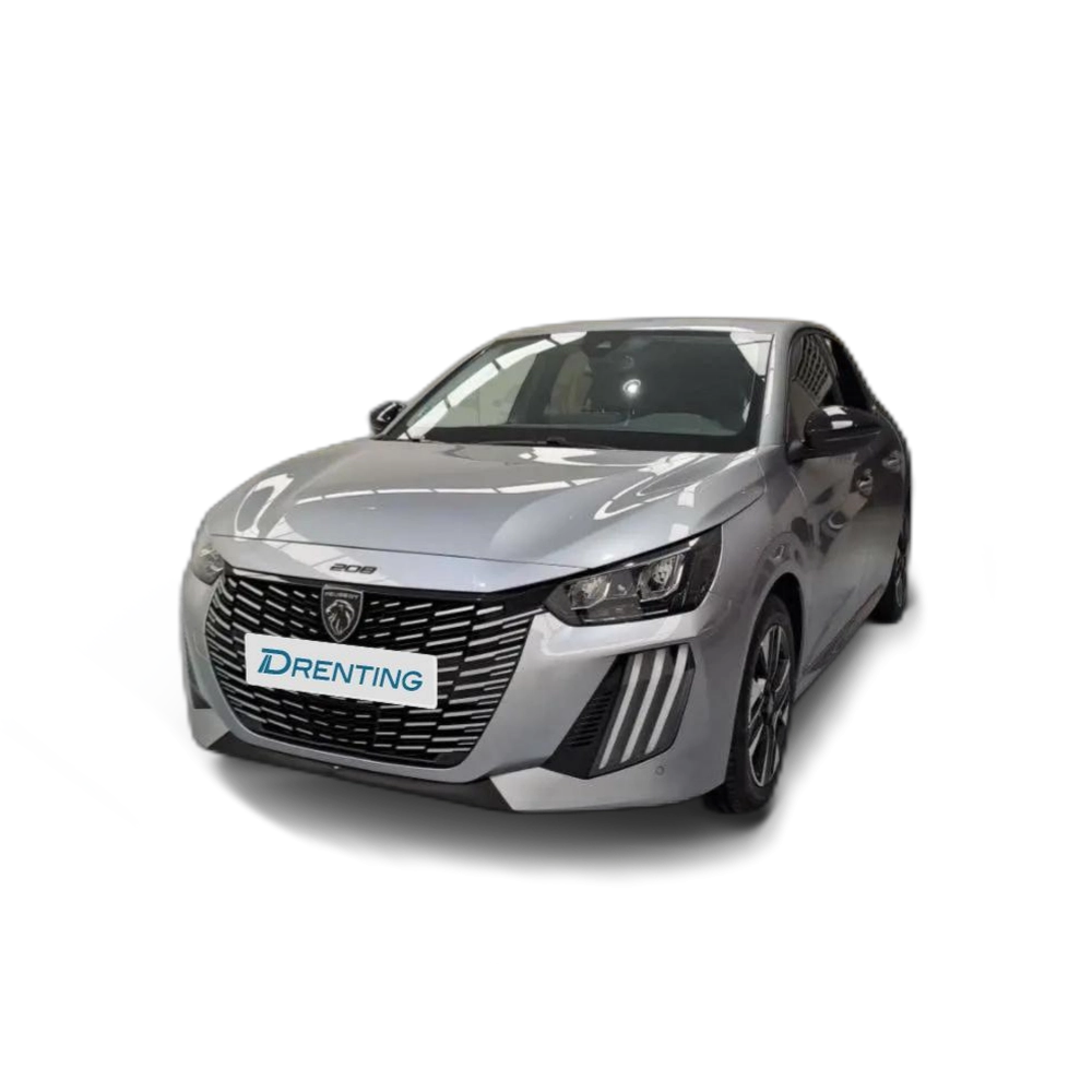 Renting Peugeot 208 1.2 Puretech S&amp;S Allure 100 Gris 1