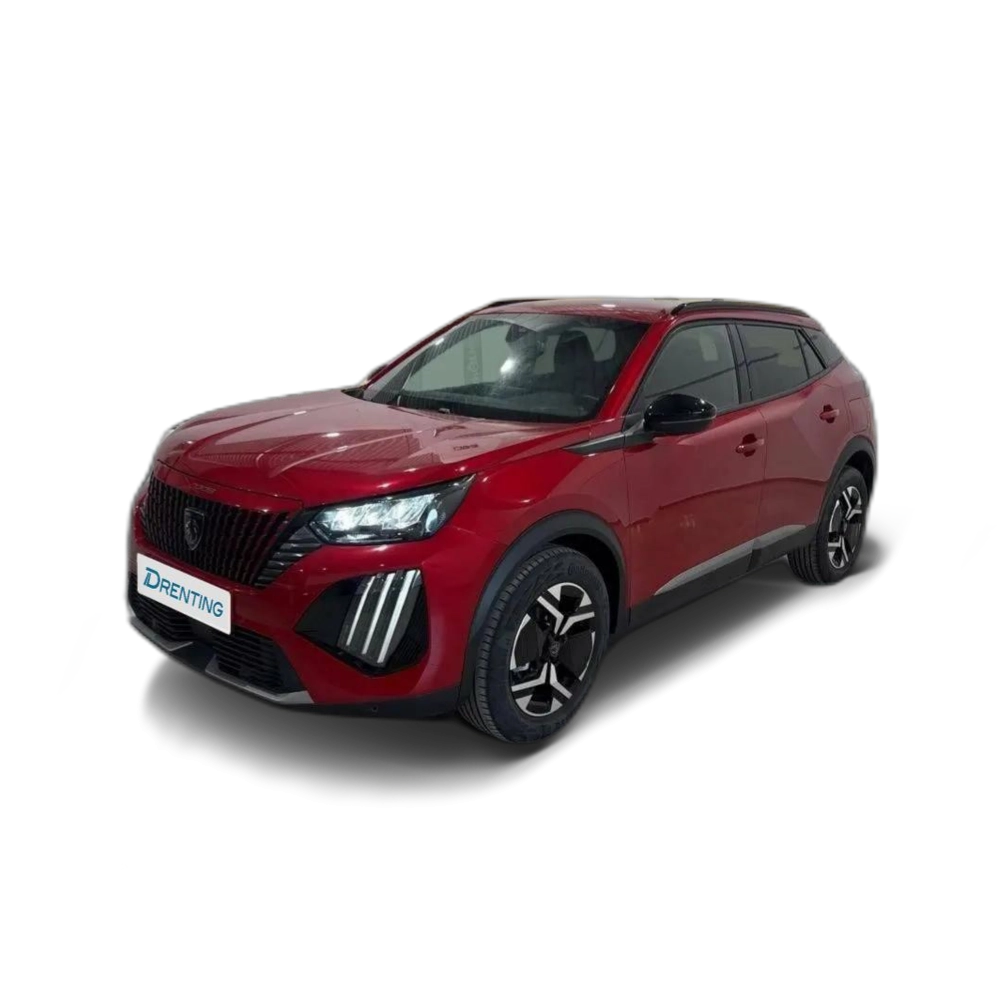 Renting Peugeot 2008 1.2 PureTech S&amp;S Allure 100 Rojo 2