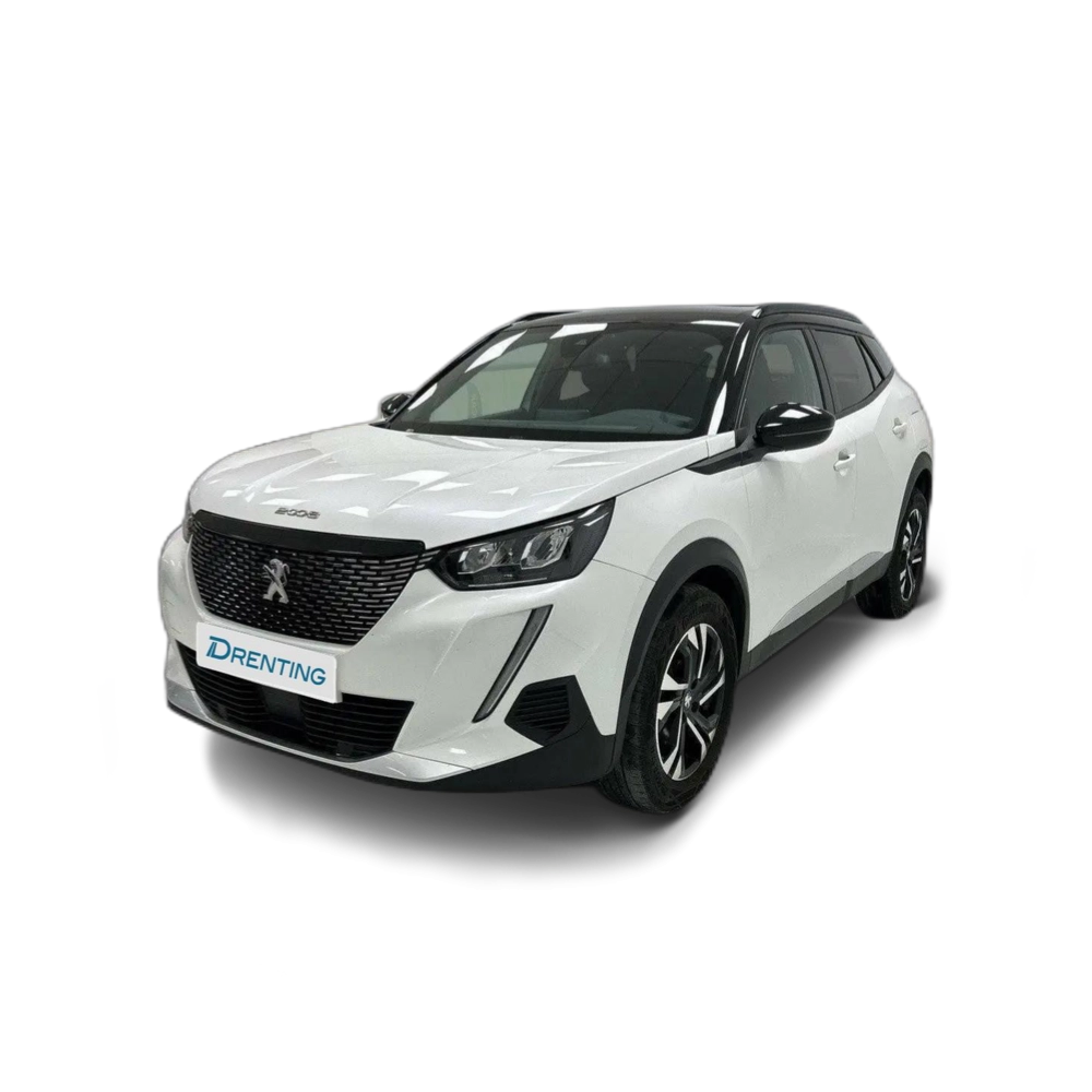 Renting Peugeot 2008 1.2 PureTech S&amp;S Allure Pack 100 Blanco