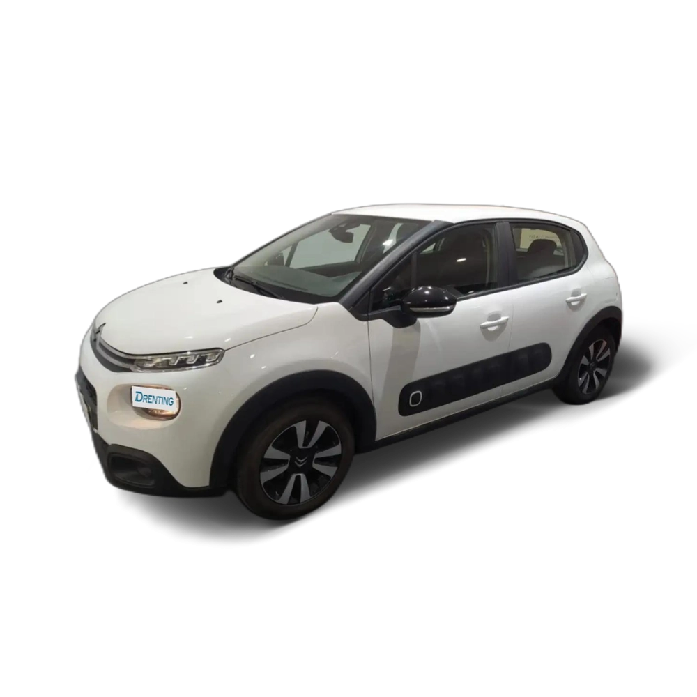 Renting Citroen C3 1.2 PureTech S&amp;S Feel 83 Blanco 1