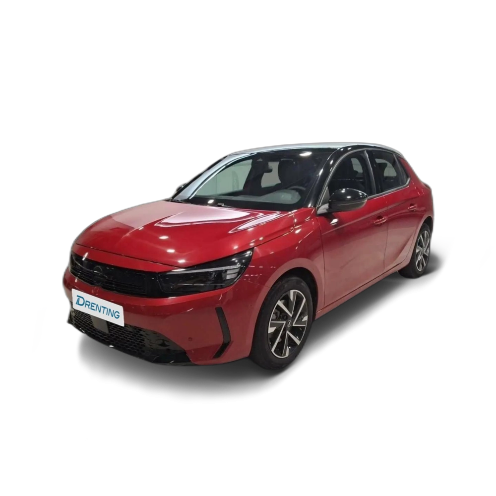 Renting Opel Corsa 1.2T XHLHybrid 74kW  eDCT GS Rojo