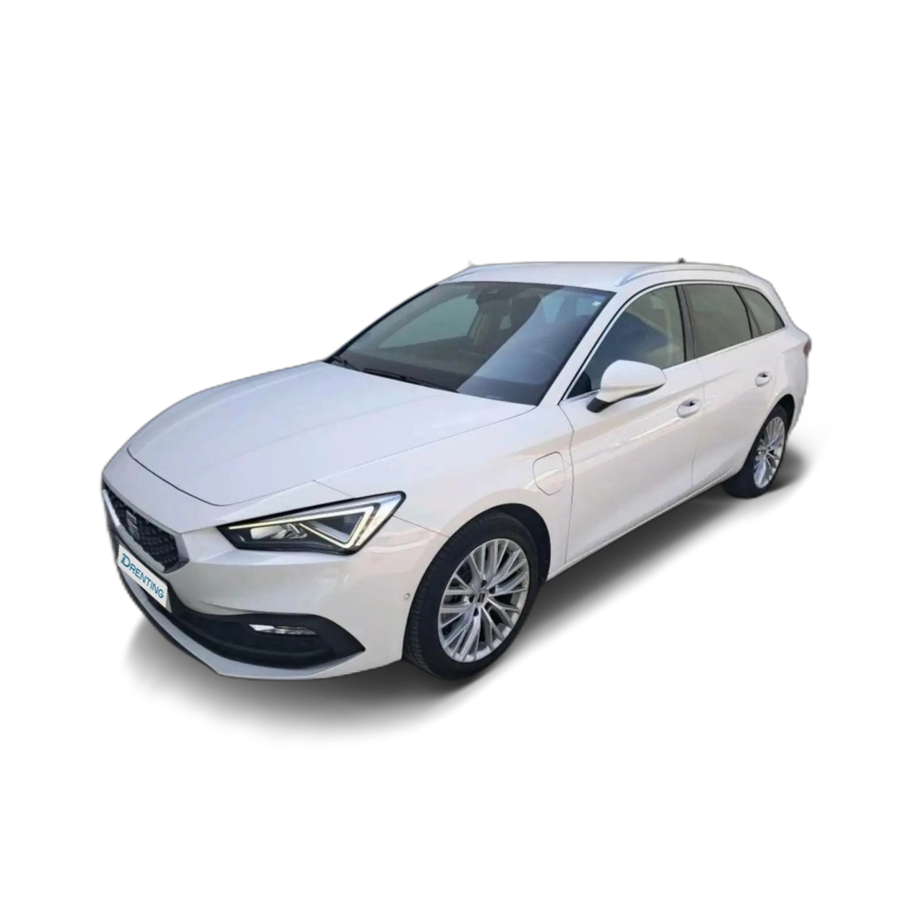Renting SEAT Leon 1.4 e-Hybrid DSG-6 S&amp;S Xcellence 204 CV Blanco