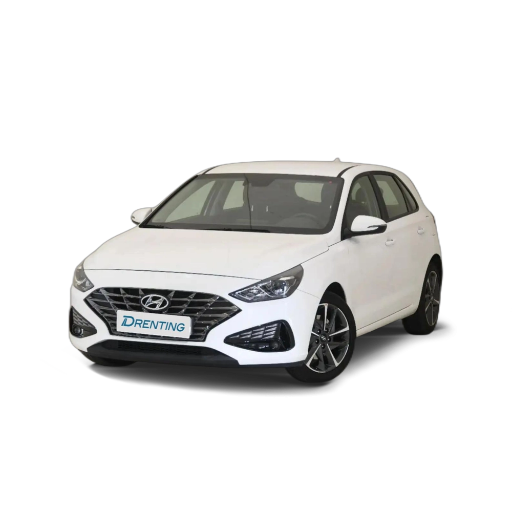 Renting Hyundai i30 1.5 DPI Klass SLX 110 Blanco