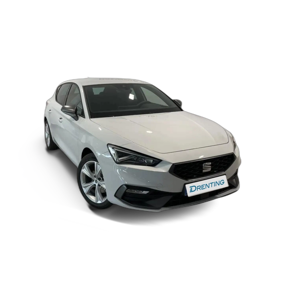 Renting SEAT Leon 1.5 eTSI DSG-7 S&amp;S FR Special Edition 150 Blanco