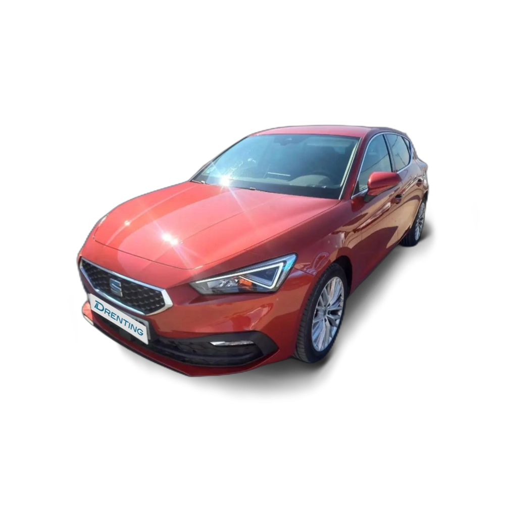 Renting SEAT Leon 1.5 eTSI S&amp;S Xcellence DSG-7 150 Rojo