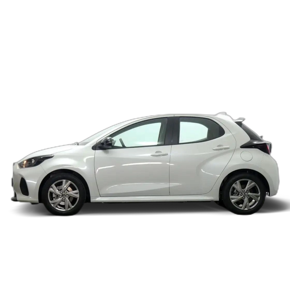 Renting Mazda 2 1.5 HEV 85KW CVT EXCLUSIVE-LINE 116 5P Blanco